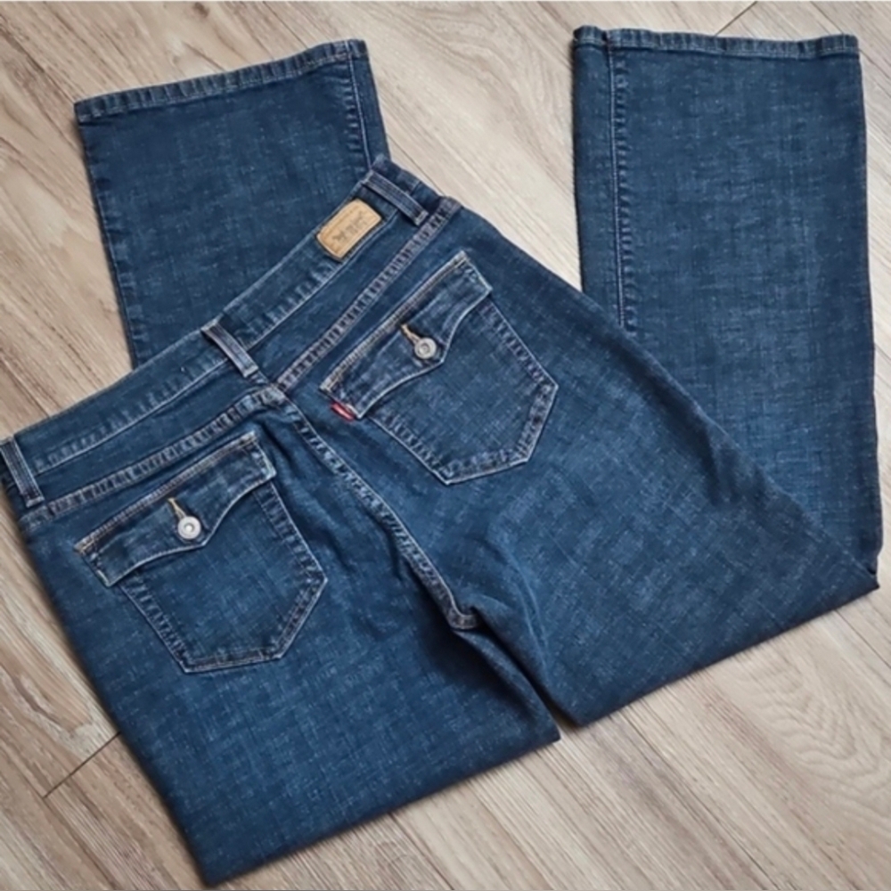 ā¤ļø VINTAGE Levi's 512 Bootcut High Waist Perfectly Slimming Stretch Blue Jeansš